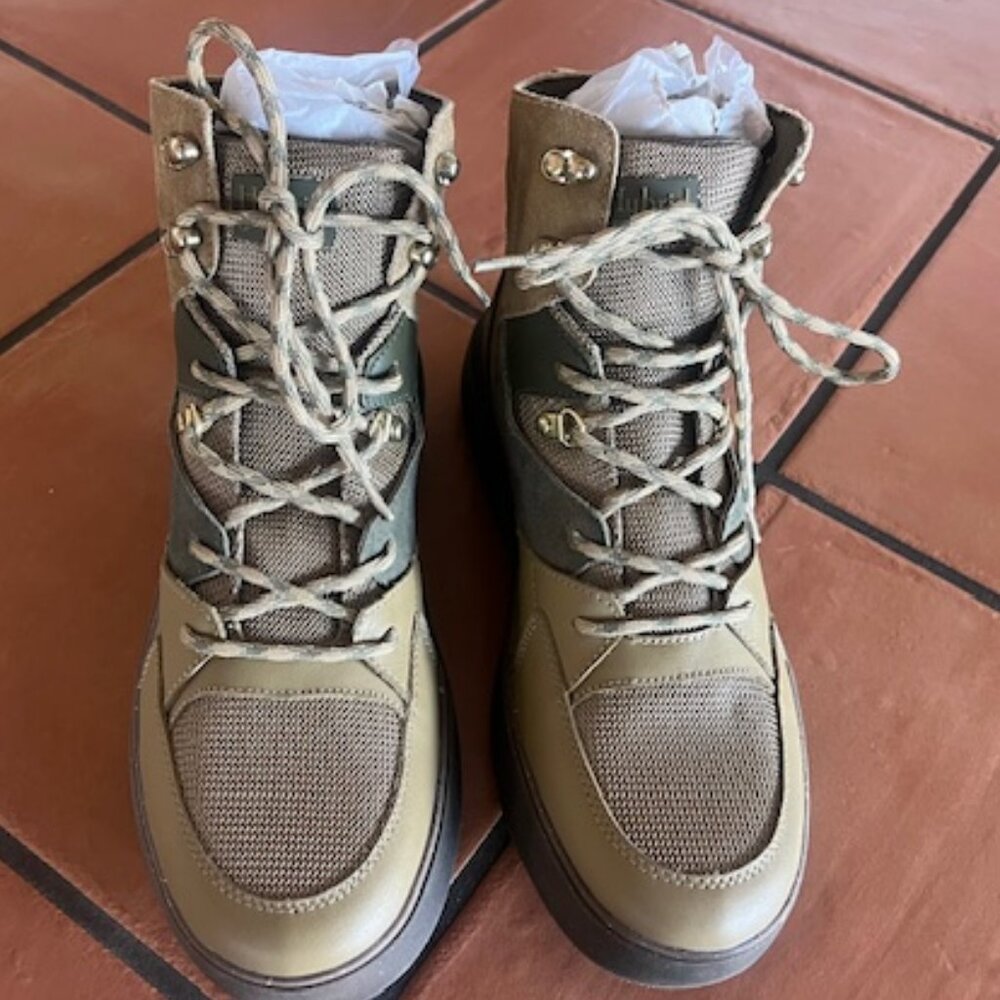 Men's Globetrotter High Top Sneakers by Hybrid Green Label